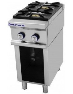 COCINA FONDO 750 REPAGAS 2 FUEGOS CON MUEBLE MOD. CG-720/M LC+S47                                                               