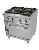 COCINA FONDO 750 REPAGAS 4 FUEGOS CON HORNO MOD. CG-741 LC                                                                      