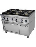 COCINA FONDO 900 REPAGAS 6 FUEGOS CON HORNO MOD. CG-961 LC                                                                      