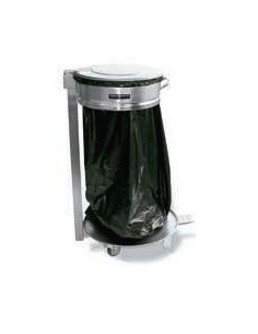 SOPORTE PARA BOLSAS DE DESPERDICIOS CON PEDAL EN ACERO INOX MOD F0260511                                                         SOPORTE PARA BOLSAS DE DESPERDICIOS CON PEDAL EN ACERO INOX MOD F0260511