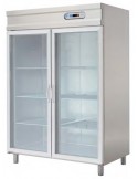ARMARIO 1400 LITROS GN2/1 FRIGORÖFICO INOX 2 PUERTA CRISTAL MOD APG-1402-C                                                      