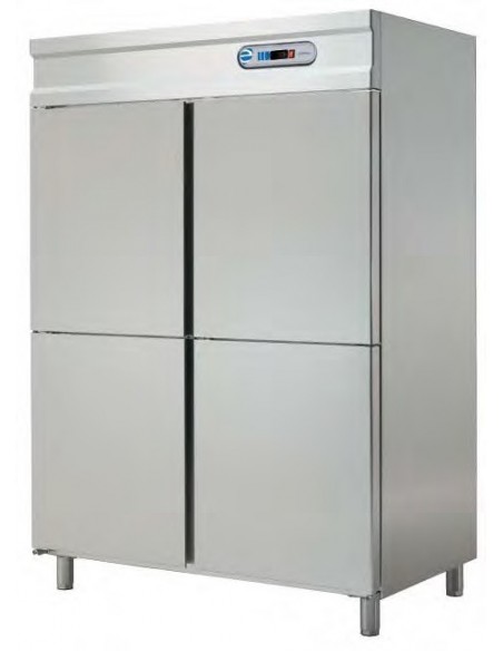ARMARIO 1400 LITROS GN2/1 CONGELADOR INOX 4x1/2 PUERTAS MOD ANG-1404                                                            
