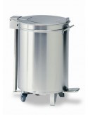 CUBO CON TAPA, PEDAL Y RUEDAS 95 L. DISTFORM REF. F0260505    