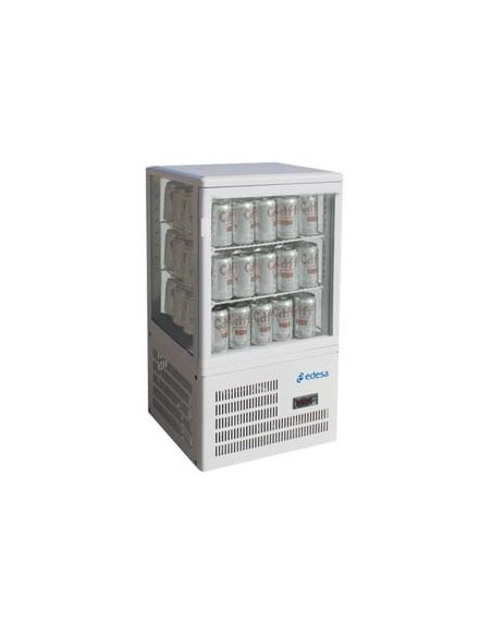 VITRINA EXPOSITORA REFRIGERADA 4 CARAS CRISTAL DE SOBREMESA EDESA MOD VIVES-5
