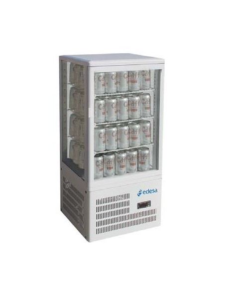 VITRINA EXPOSITORA REFRIGERADA 4 CARAS CRISTAL DE SOBREMESA EDESA MOD VIVES-7