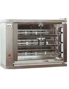 ASADOR GAS 3 ESPADAS 18 POLLOS MCM INOX MOD. 3EG                                                                                