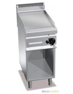 FRY-TOP GAS CROMO DURO PLANCHA RµPIDA CON MUEBLE BERTOïS A400XF700XH900MM 6 KWS MOD G7FL4M-CR                                   