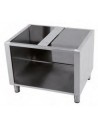 SOPORTE REPAGAS EN INOX PARA FONDO 750MM MOD S127