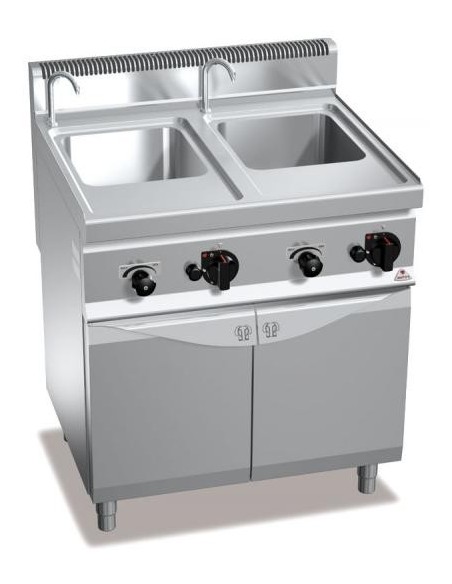 CUECEPASTAS 60 LITROS GAS 20 KWS CON MUEBLE L800XF700XA900MM BERTOïS SIN CESTAS MOD CGP80E (ver cestas)                         