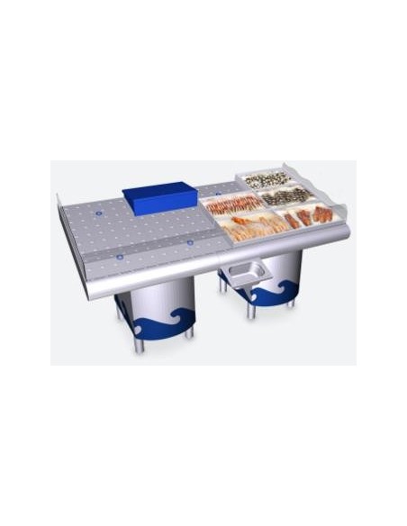 BANDEJA PARA MARISCO INOX  MOD 083420                                                                                           