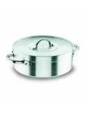 CACEROLA 24CMS. 4 LTS. ALT. 9,5CMS. CON TAPA. CHEF-ALUMINIO. LACOR MOD. 20024                                                  